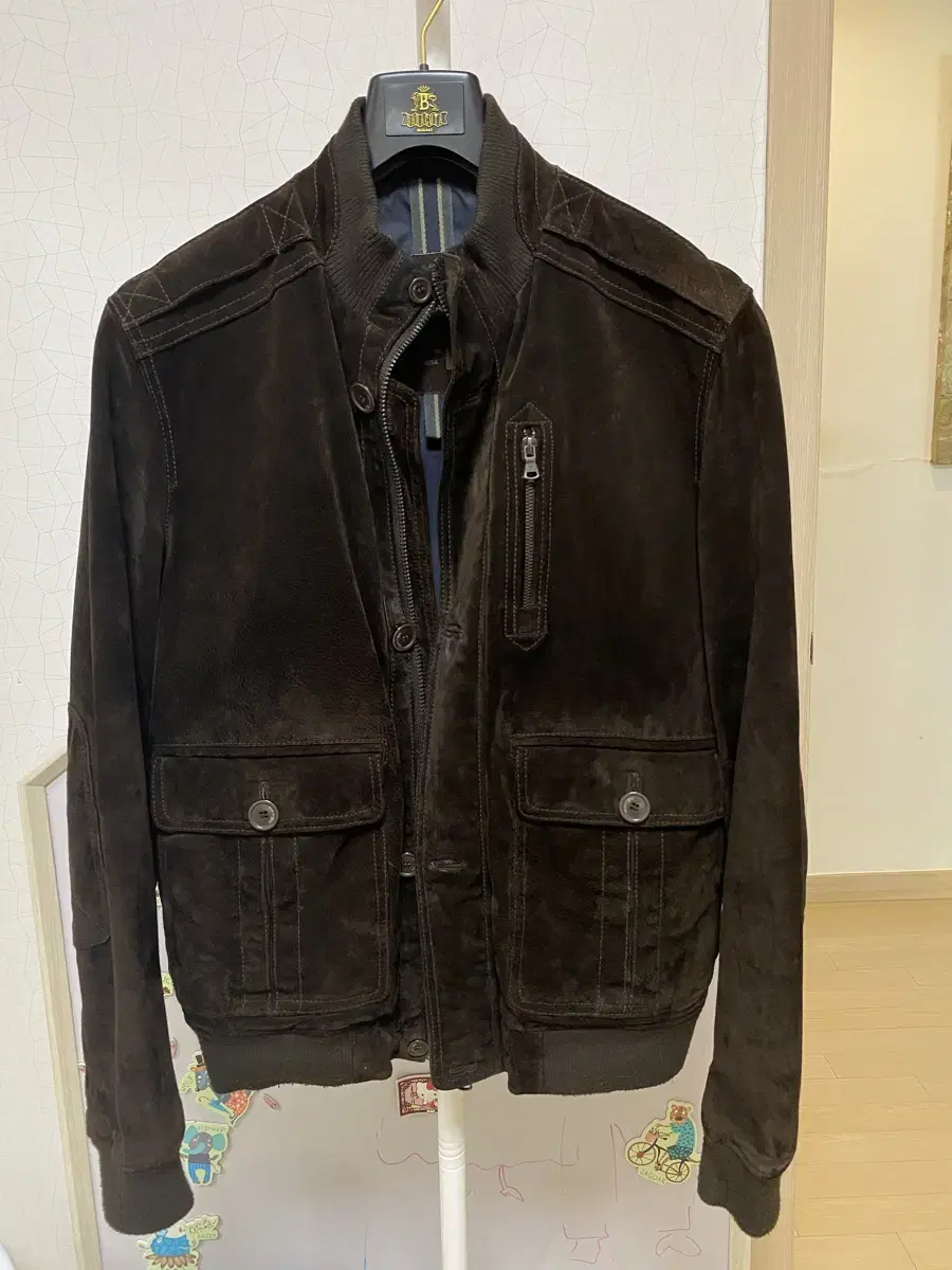 MANGO HE Packery A-1 Leather Jacket L (100)