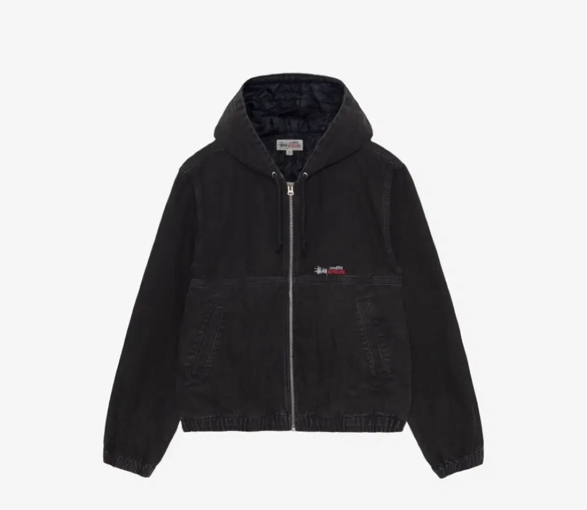 Stussy Insulated Canvas Work Jacket Black