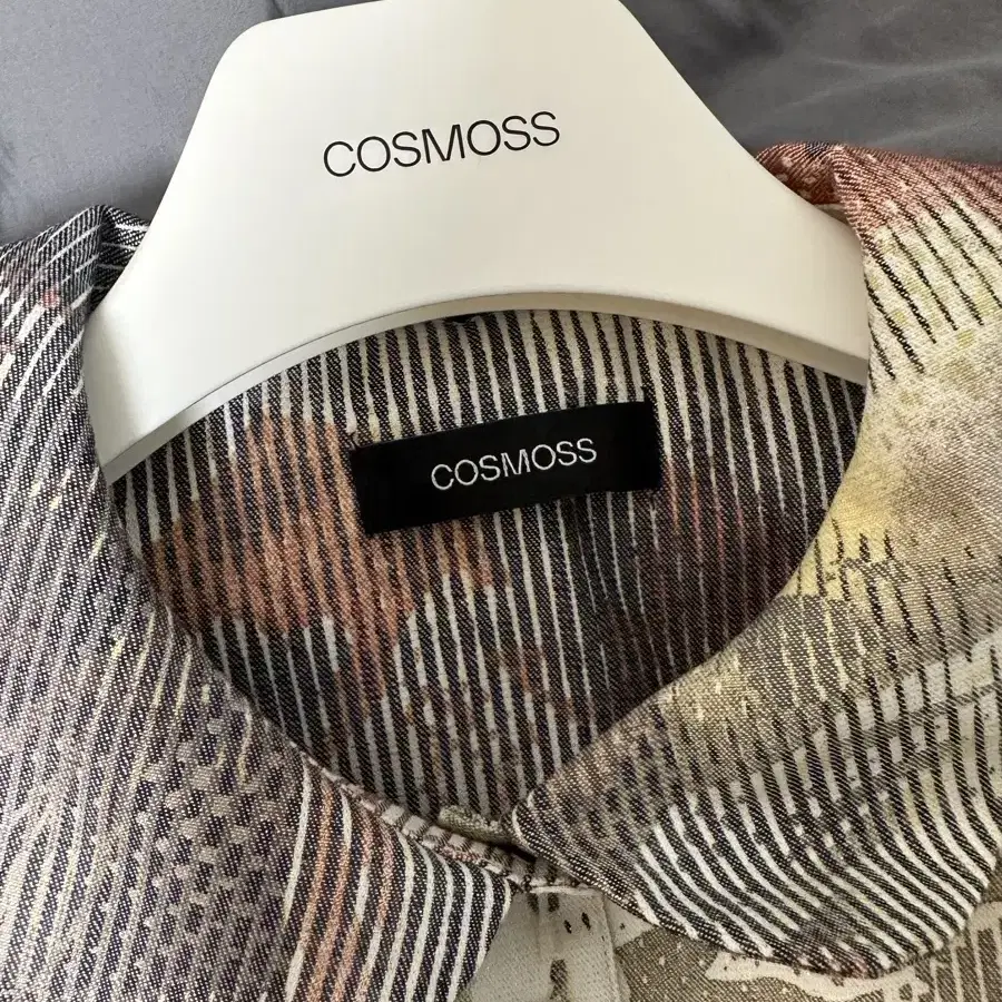 cosmosss jacquard shirring puff blouse