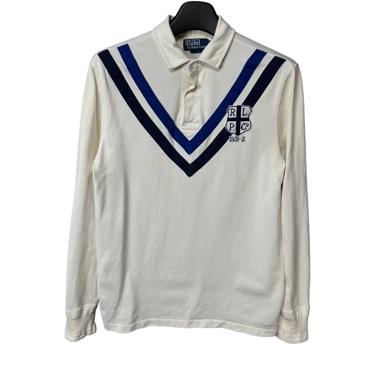 M Polo Ralph Lauren Rugby Long Sleeve kara T-shirt