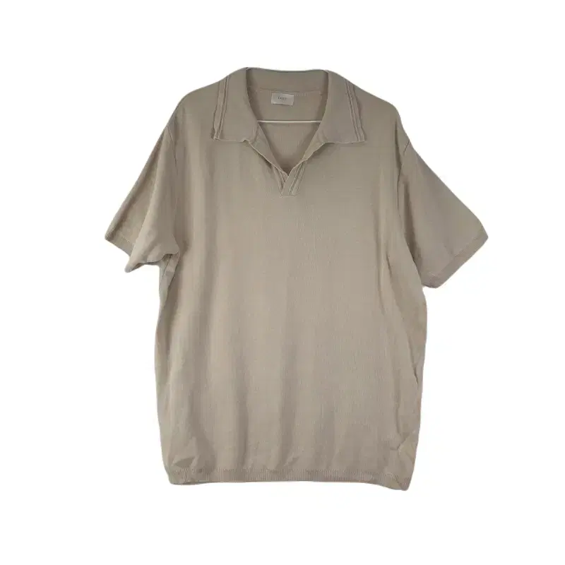 E8755 COOR Men's beige short sleeve kara knit/dirk