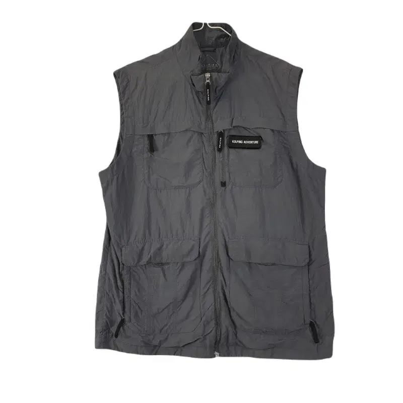 E8761 Kolping Men's 105 Outdoor Grey Zip Up Vest/Dirk