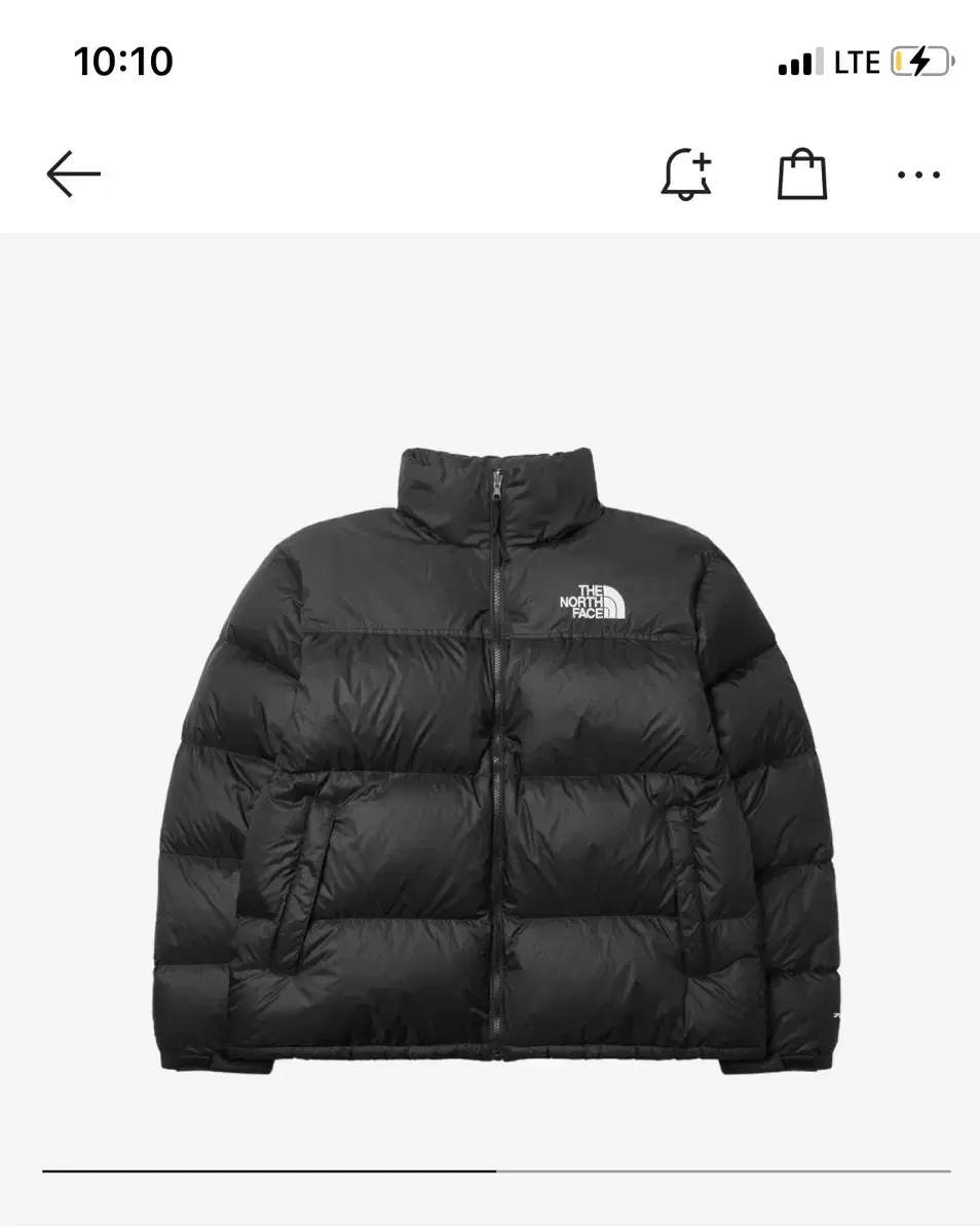 The North Face Padded 1996 Retro Knopsie TNF M size overseas