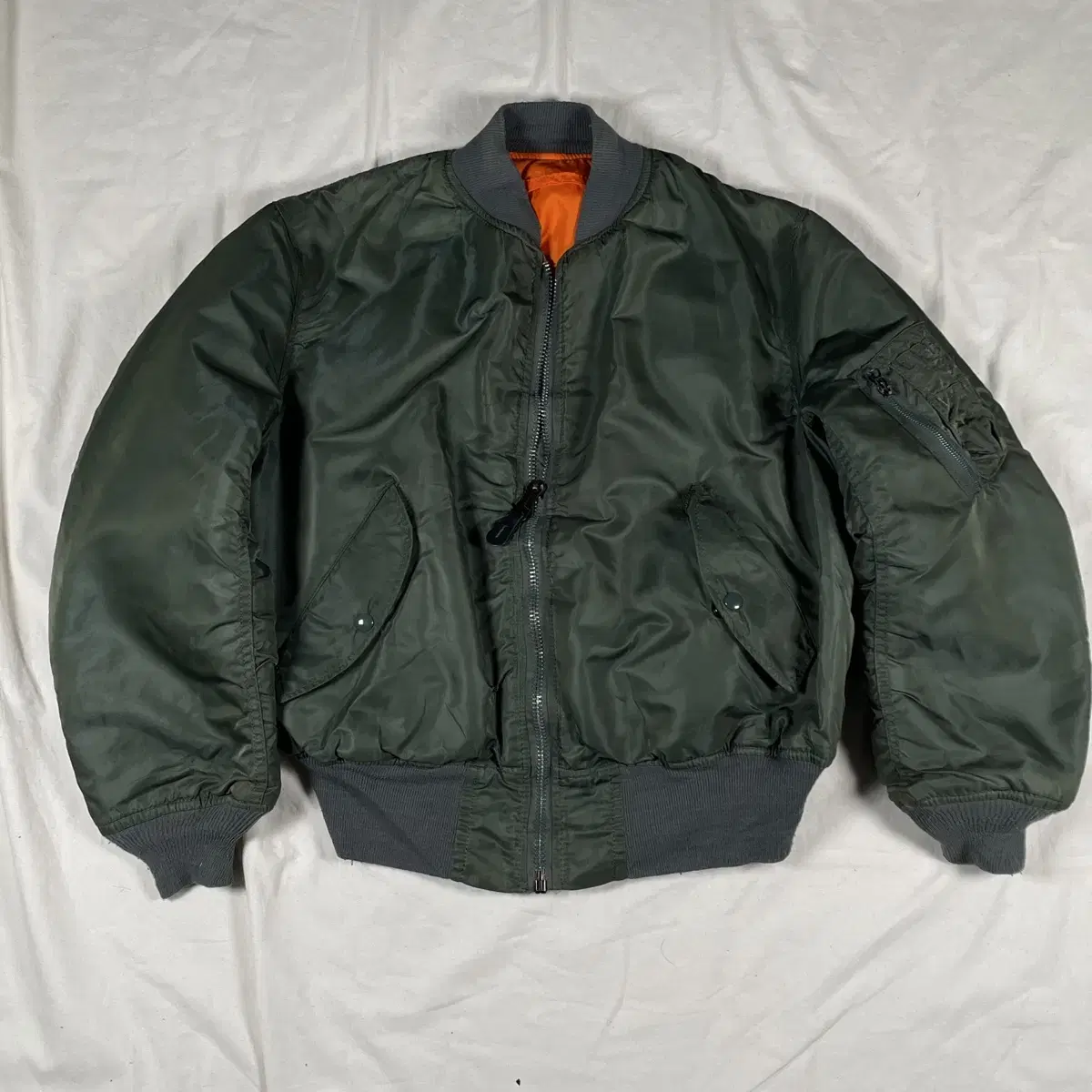 80s Alpine Industries US Army MA-1 Aviation Jumper Jacket