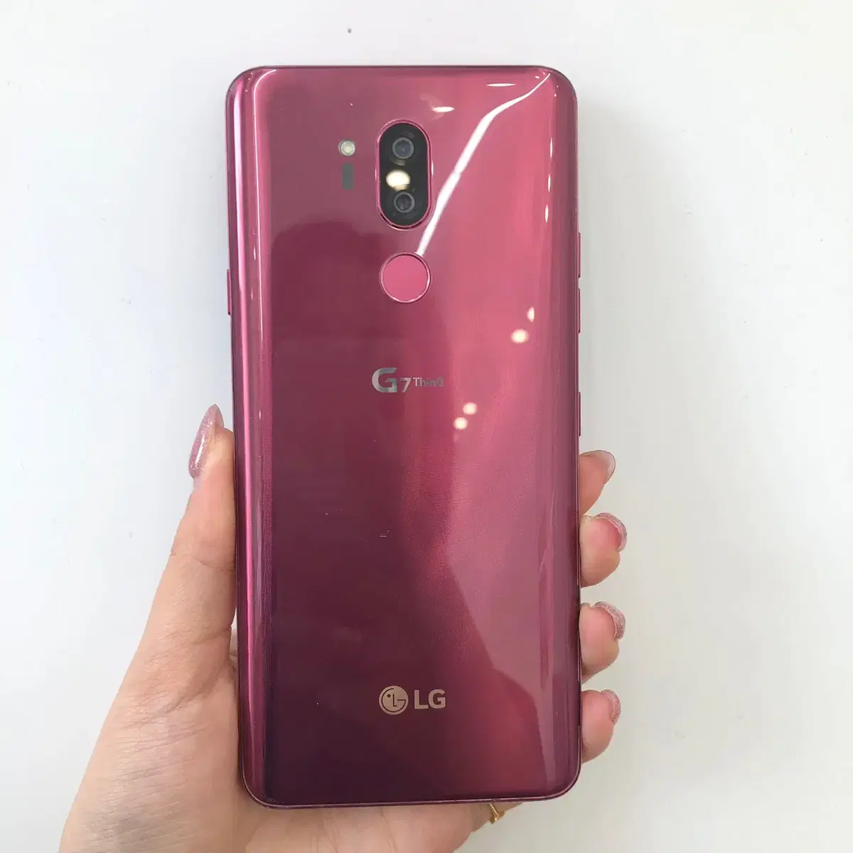 액정/외관깨끗 LG G7 (G710) 핑크 64GB 판매 02150