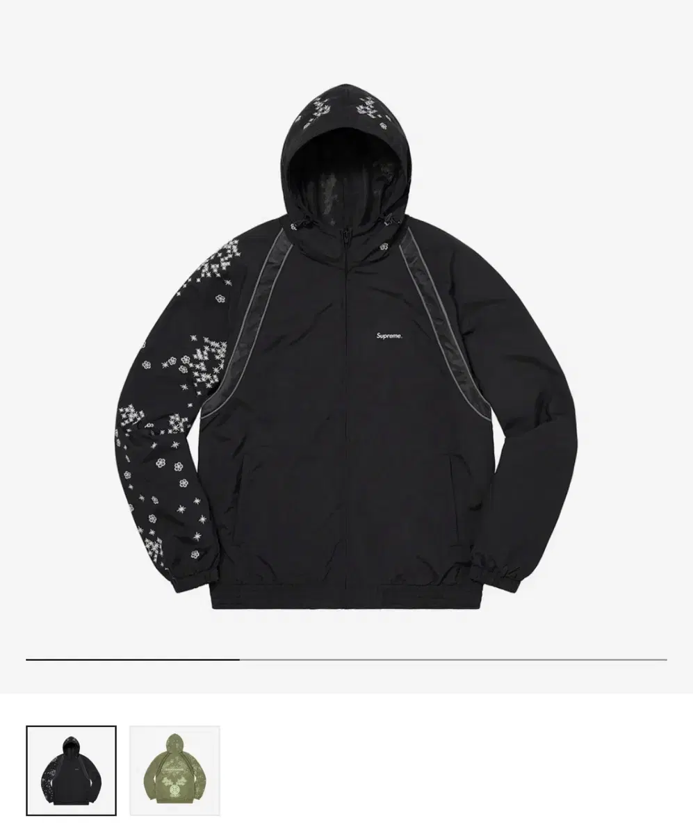 xl) supreme aoi glow in the dark jacket