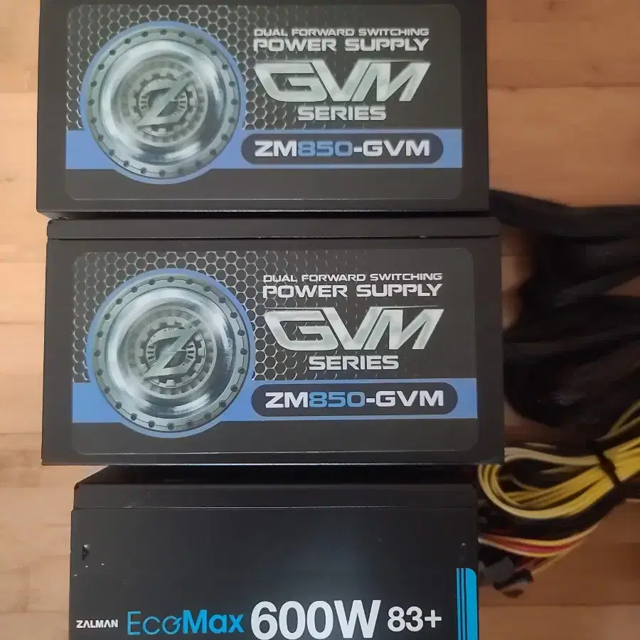 작동 안됨! 잘만 파워 850w 2개, 600w 1개 일괄 2만원