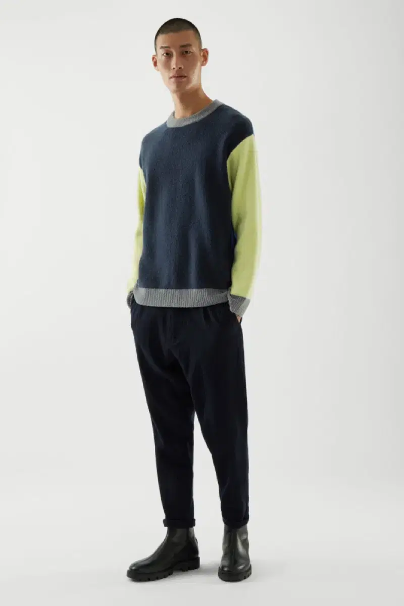 Cos Wool Colorblock Knit