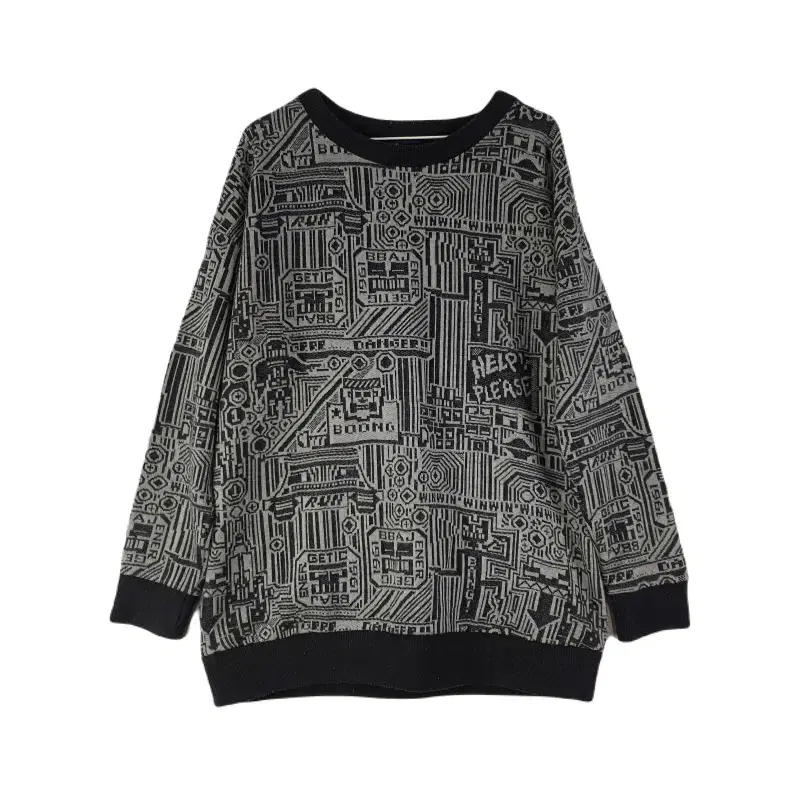 E8783 BANGBANG Men's 100 Printed Sweatshirt Top/Dirk