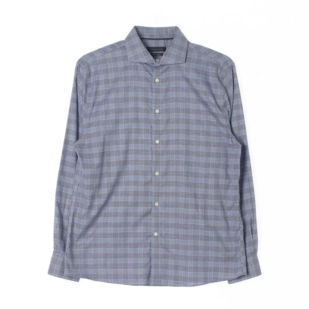 [L]Tommy Hilfiger Supima slim-fit stretch check y