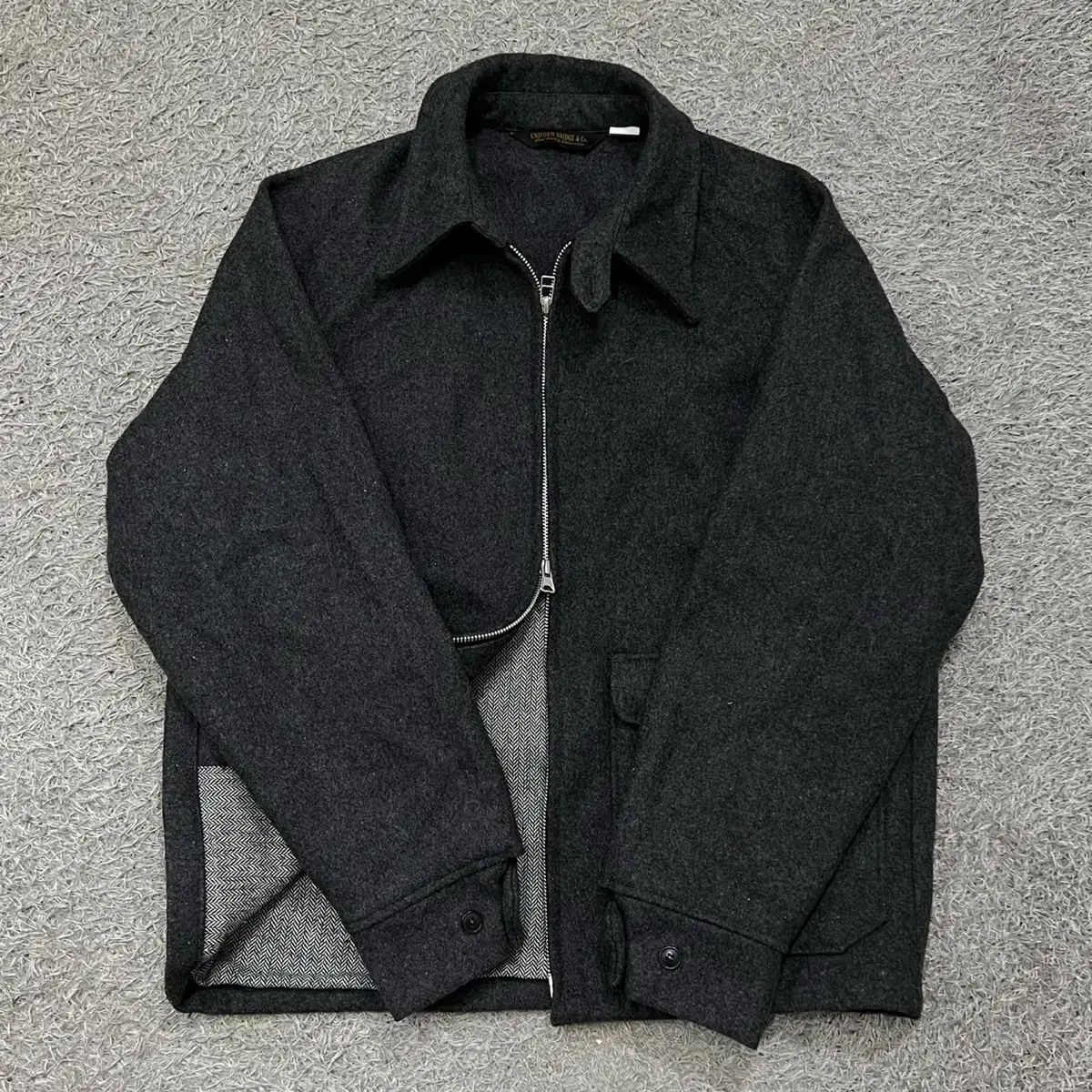 [95] Uniform Bridge Two-Way Woolen Jacket