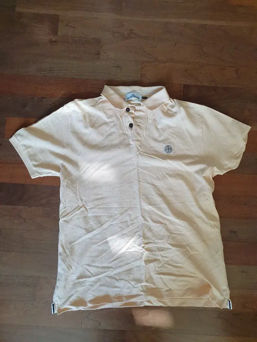 Stone Island Short Sleeve Karati Light Yellow XL