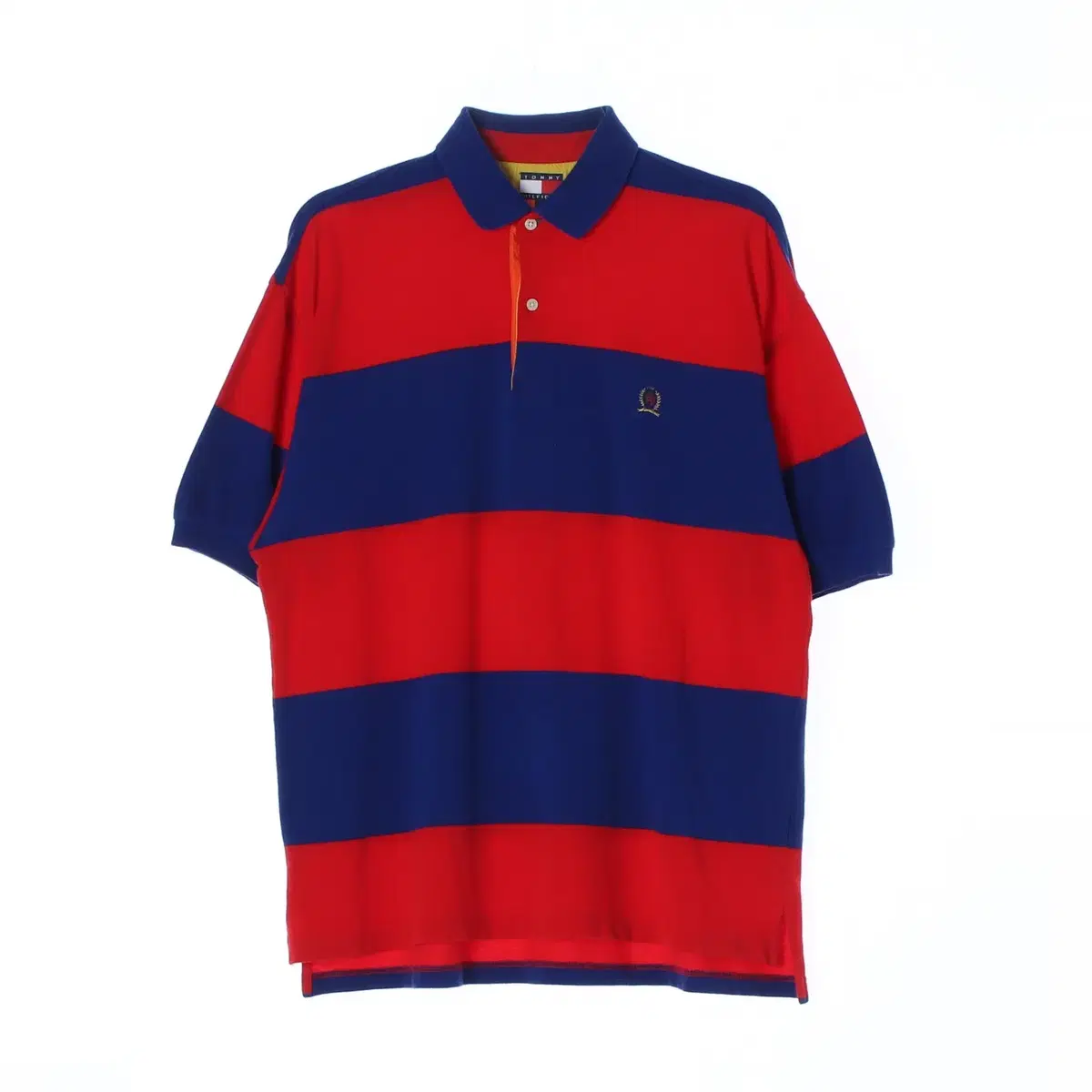 [L]Tommy Hilfiger Red bloo Polo Short Sleeve Rugby T-Shirt