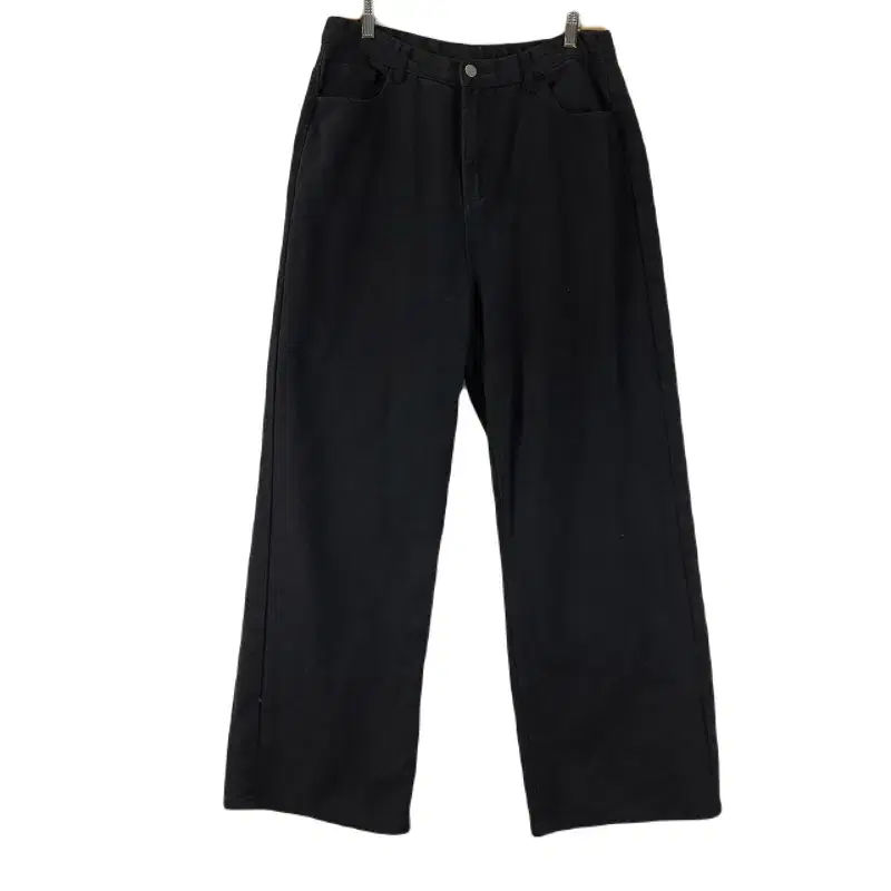 E8791 Women's 30" Classic Black Wide Cotton Pants/Dirk