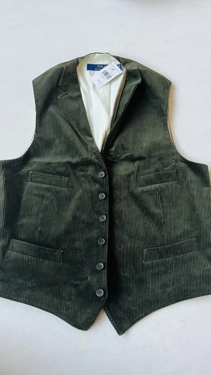 Polo Ralph Lauren Khaki Corduroy Vest