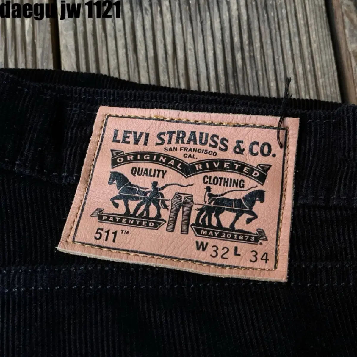 Levi's 511 Corduroy Pants 32