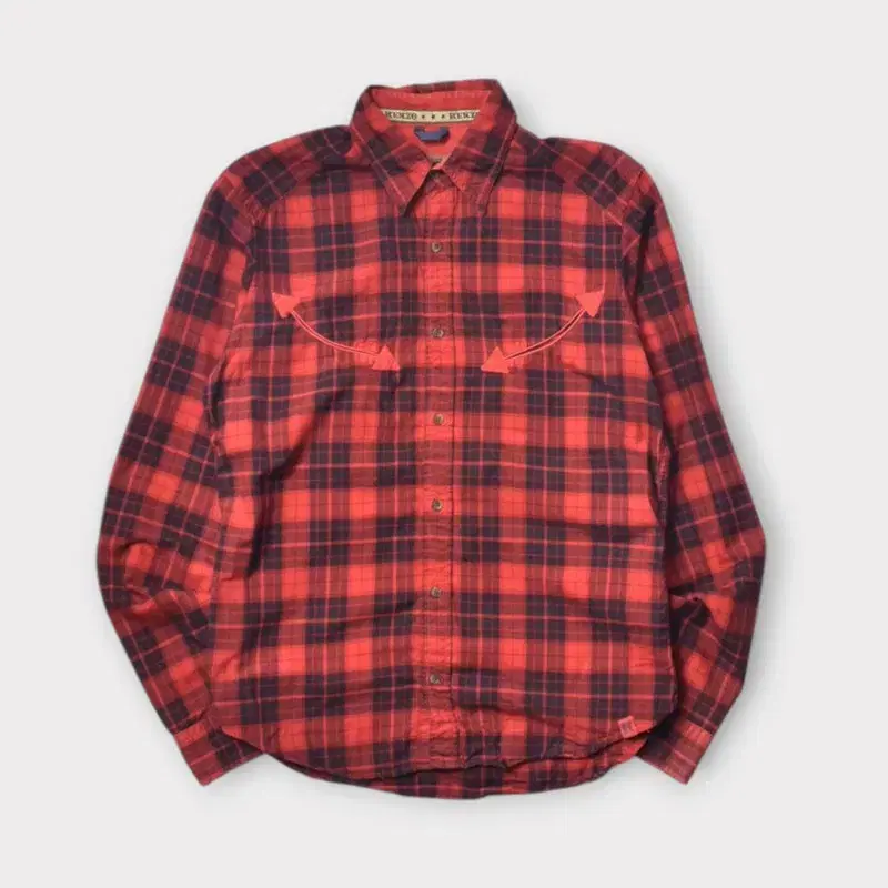 Kenzo Western Check Shirt Southern N796