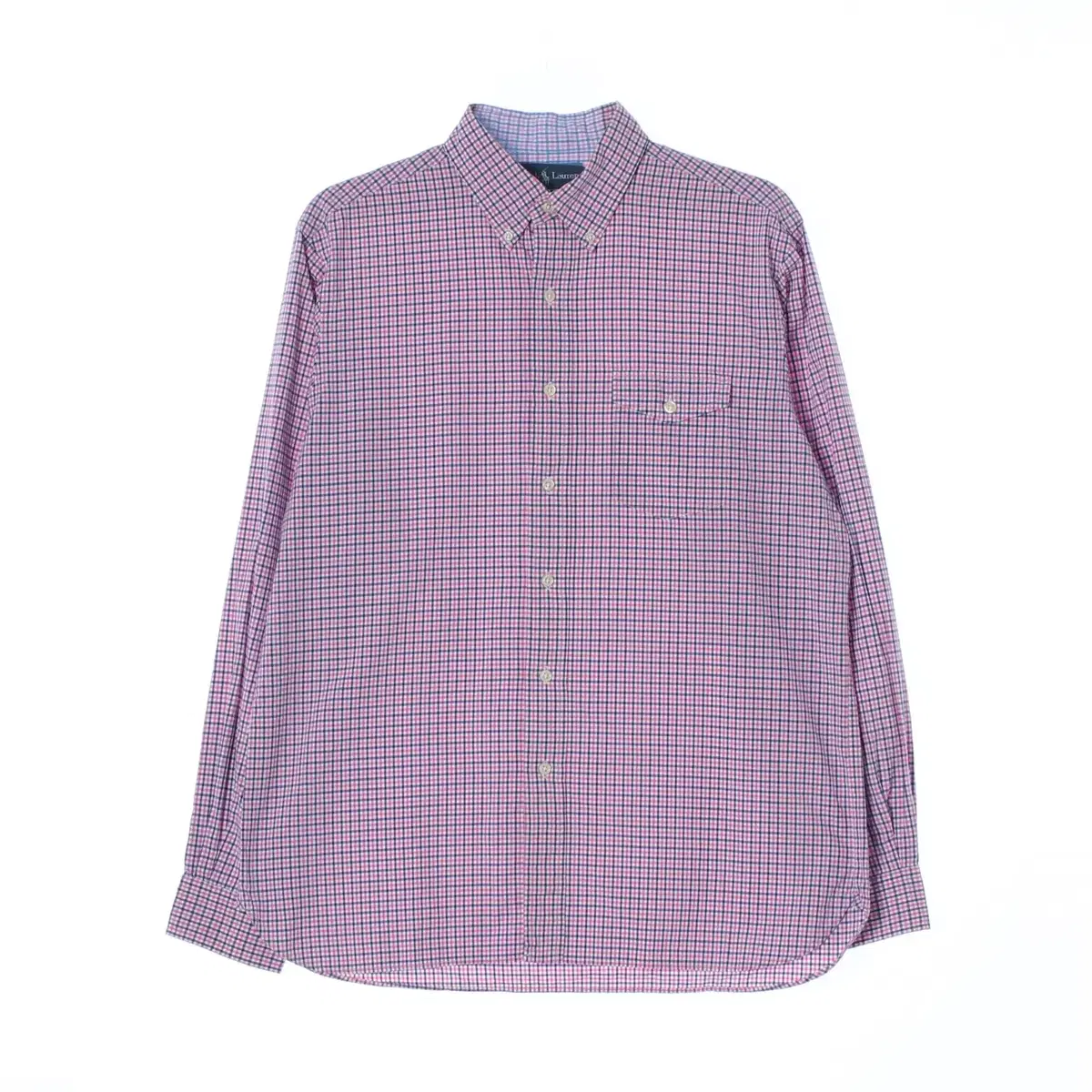 (Genuine)[L]Polo Ralph Lauren Custom Fit Pink bloo Check Shirt