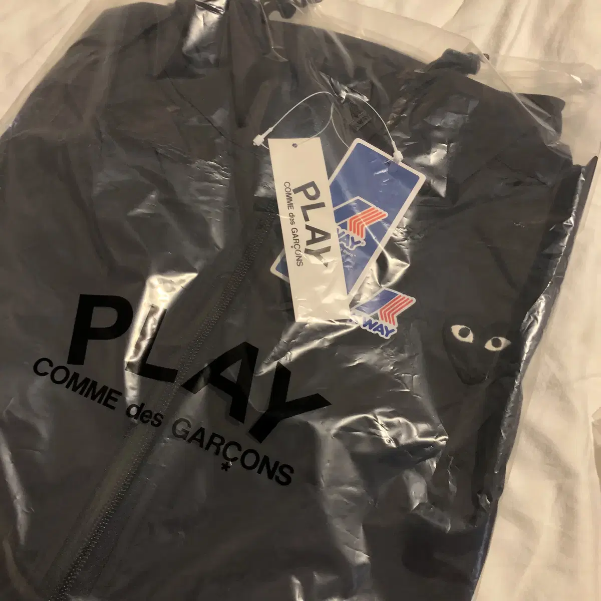 [M, XL] Play Comme des Garçons x Kahwe Full House Jacket Black