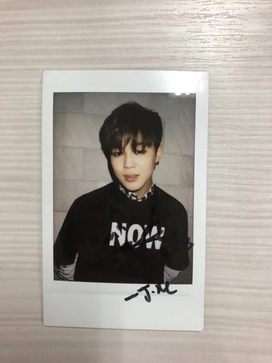 Includes a steamed polaroid signature of the one and only BTS.