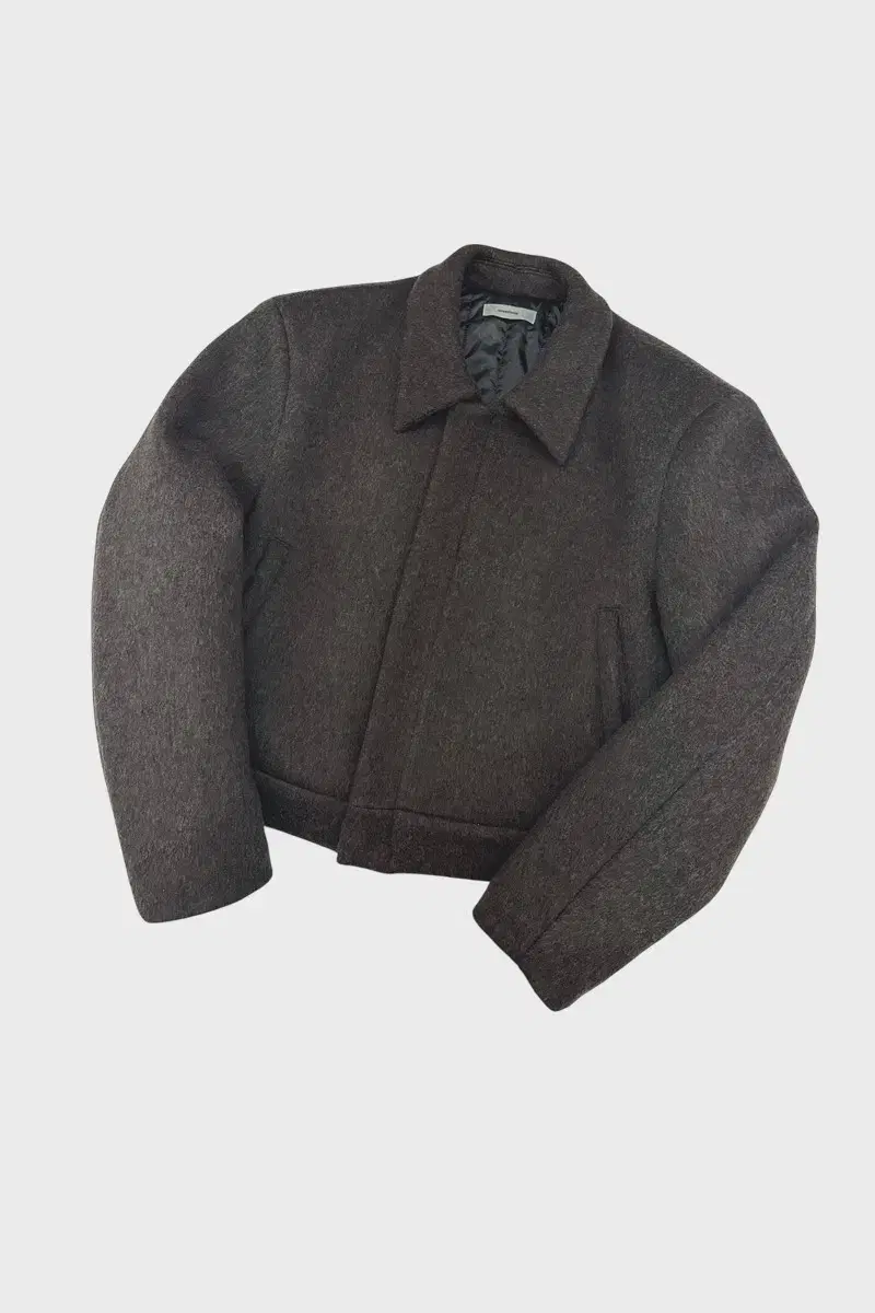 Non-Node / Wool Crop Jacket Brown / OS