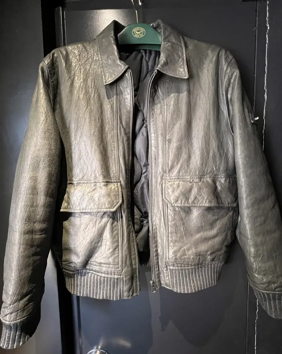 Series lambskin bloo jacket size 100