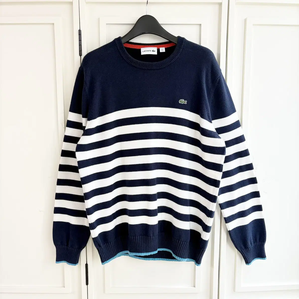 Lacoste Navy Striped Knit CK8420