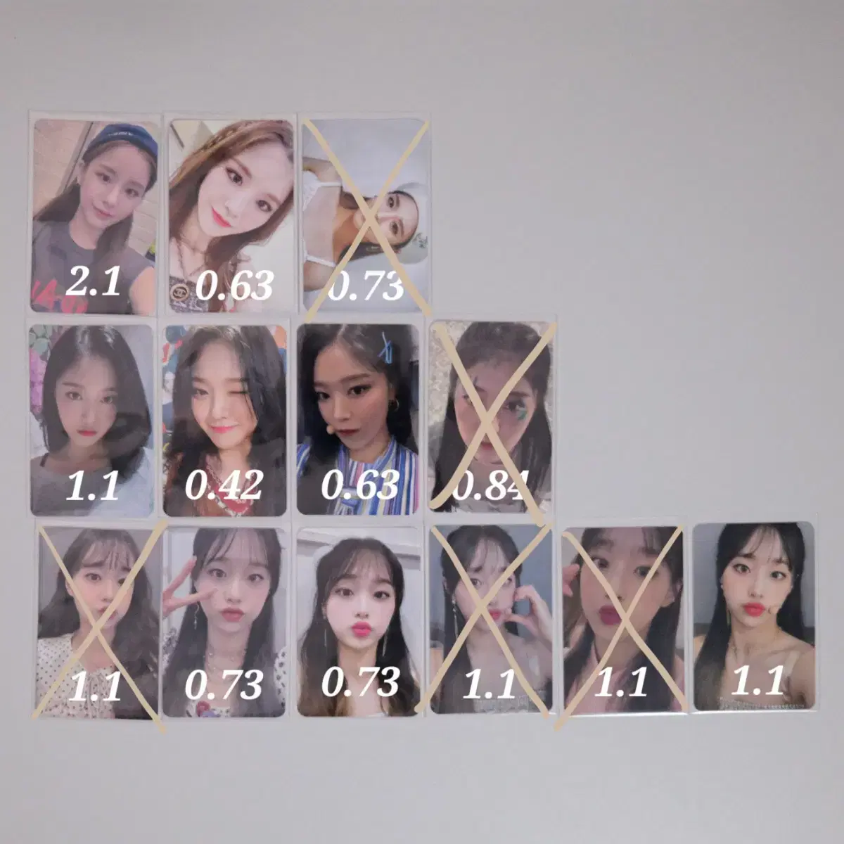 이달의소녀 Loona Wainat 12:00 unreleased photocard 포토카드