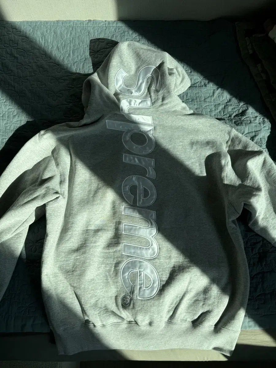 Supreme Hoodie Grey L New