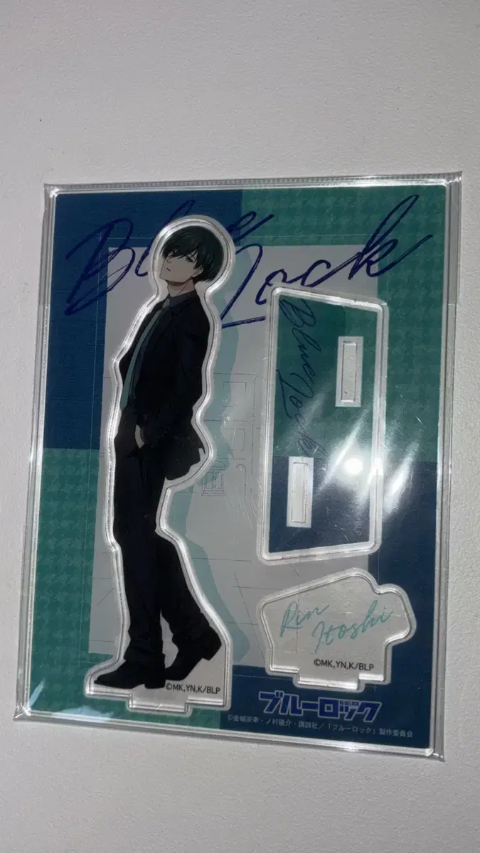 BLUELOCK acrylic stand Itoshi Rin ColorSuit Suit Unsealed