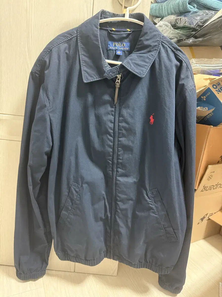 polo authentic bayport jacket navy size m sells