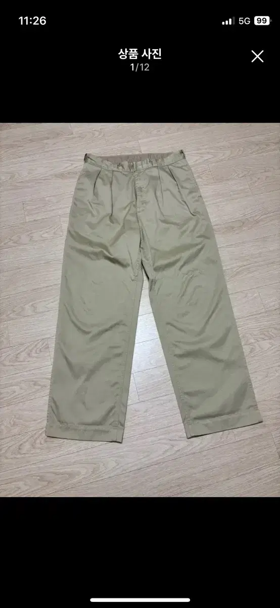 Nanamika Double Pleat Chino Pants Size 34