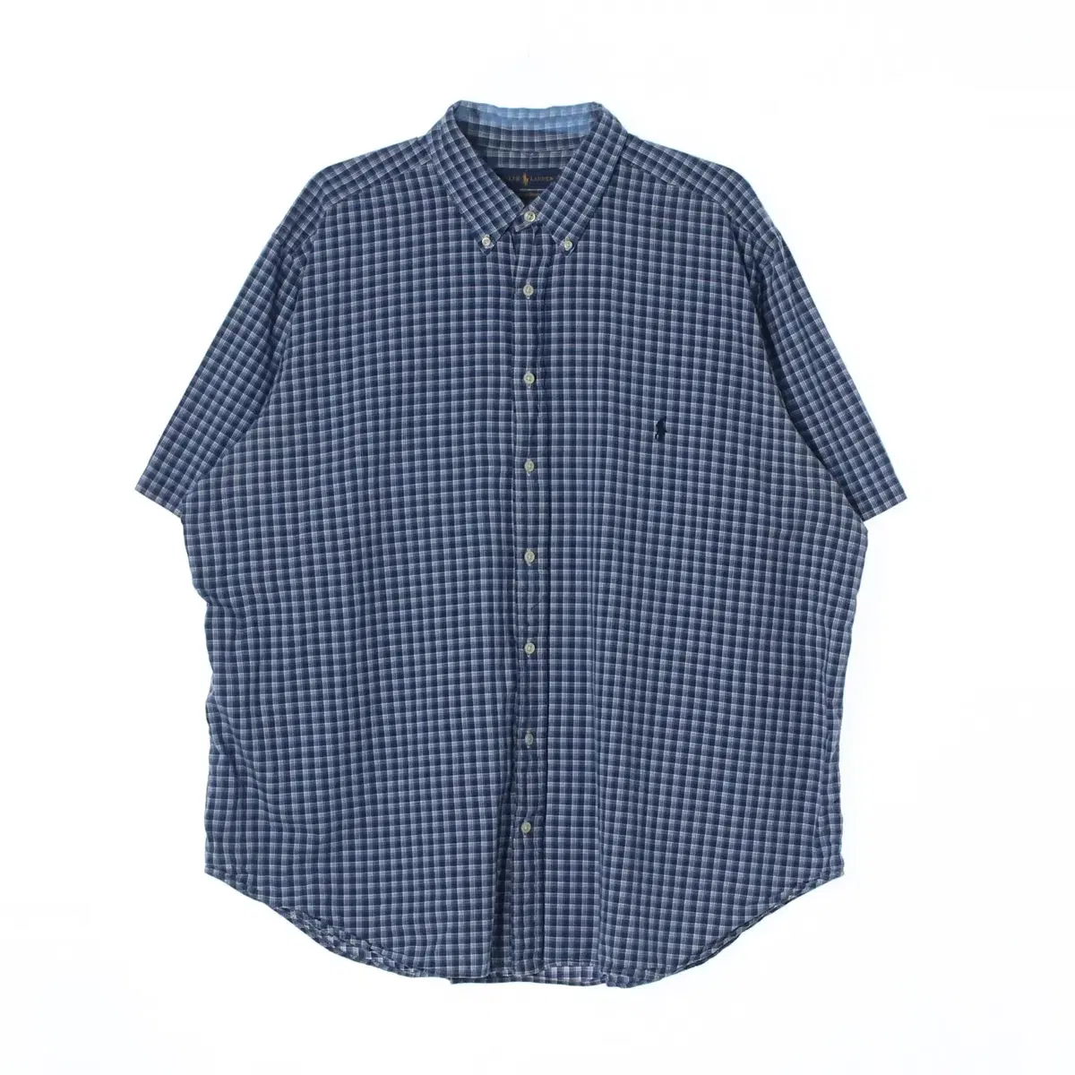 (Genuine)[XXL]Polo Ralph Lauren Indigo Oxford Short Sleeve Shirt