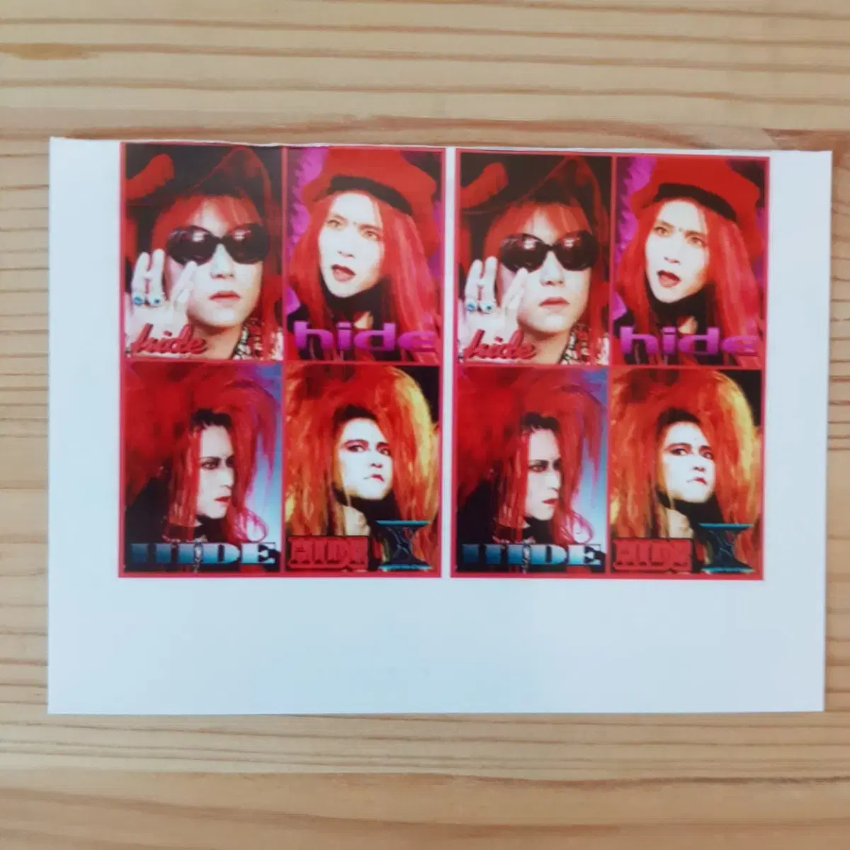 히데 스티커 F hide X-JAPAN 엑스재팬