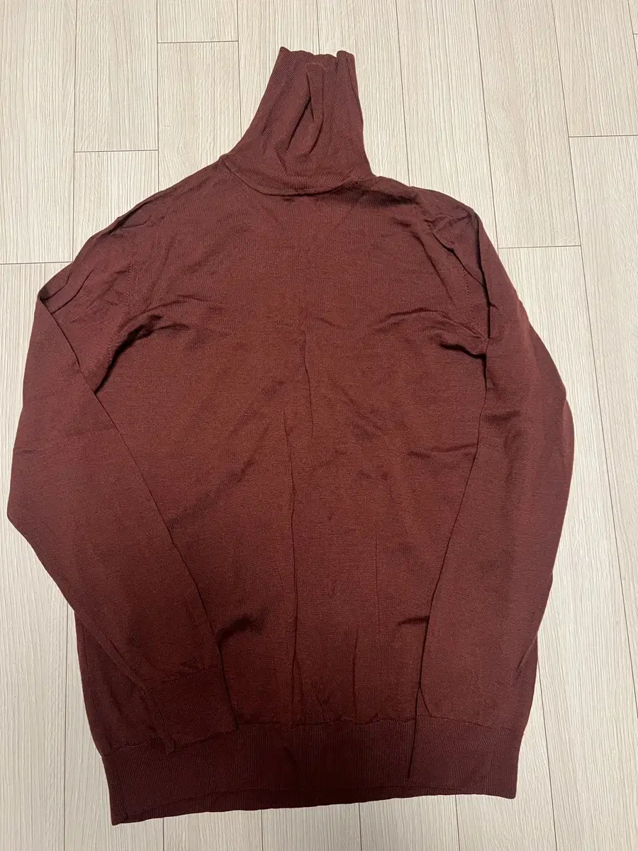 Uniqlo Extra Fine Merino Mock Pola Knit XL