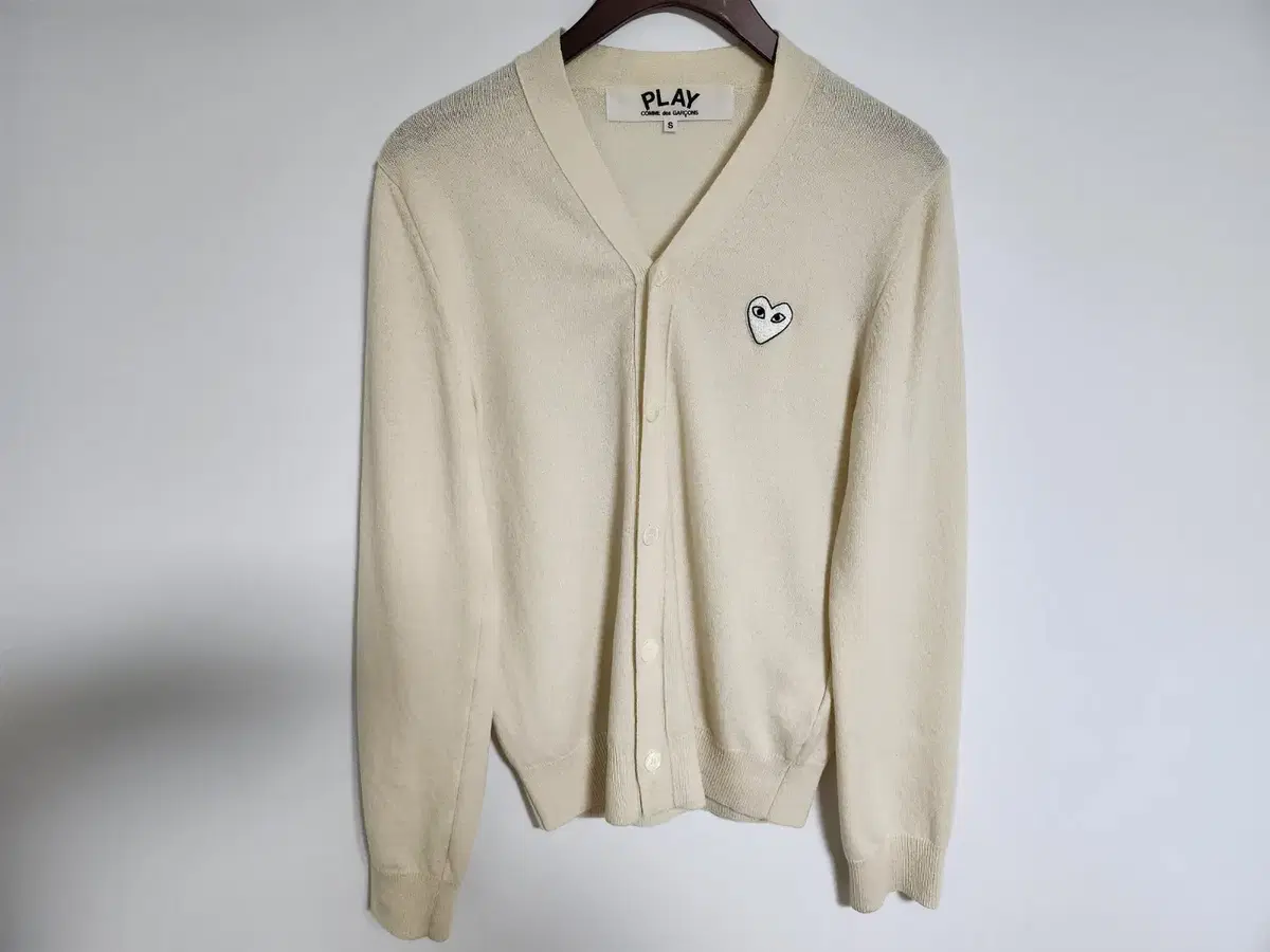 S Comme des Garçons Song Ivory white cardigan for Men AZ-N066