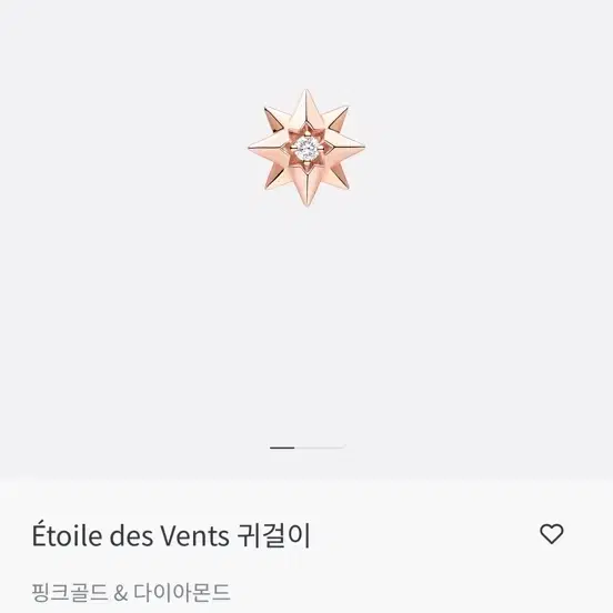 디올 Etoile des Vents 귀걸이 풀박스