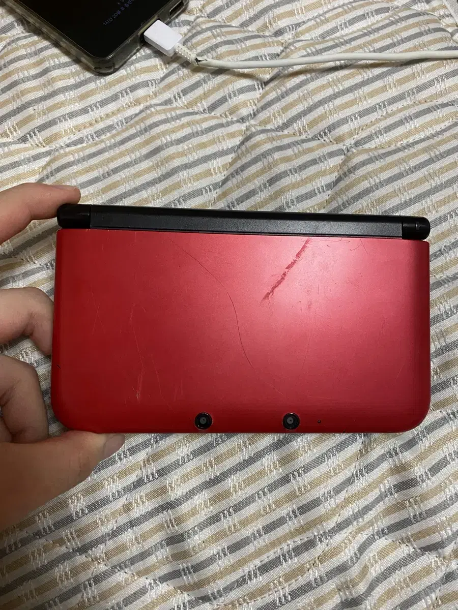 (포뱅) 닌텐도 3dsxl 레드블랙 판매