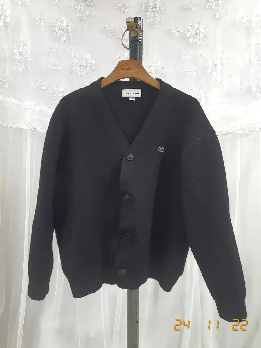 Lacoste 100% Momo Cardigan 110 Black