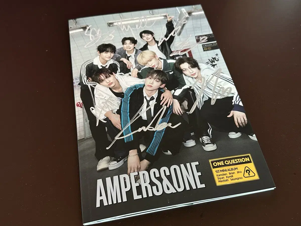 ampersandone ampers&one autographed album