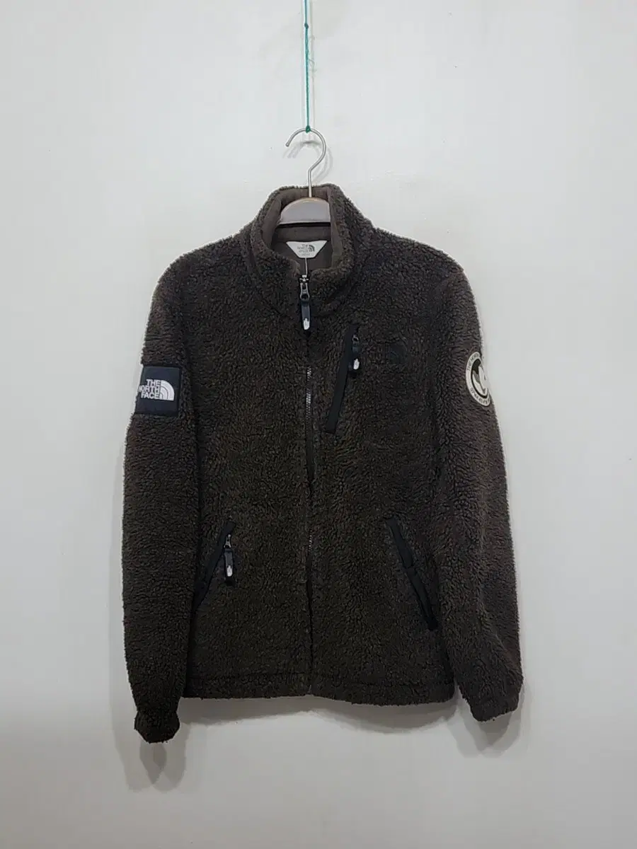 (90) The North Face Poggle Jumper Brown Fleece Jacket