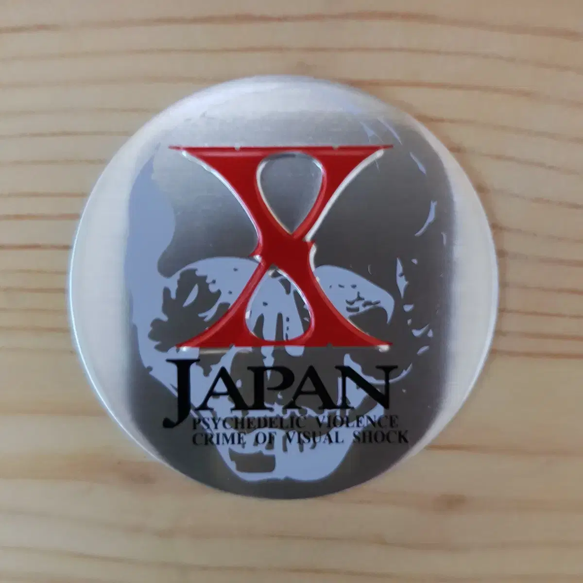 엑스재팬 금속스티커 A X-JAPAN