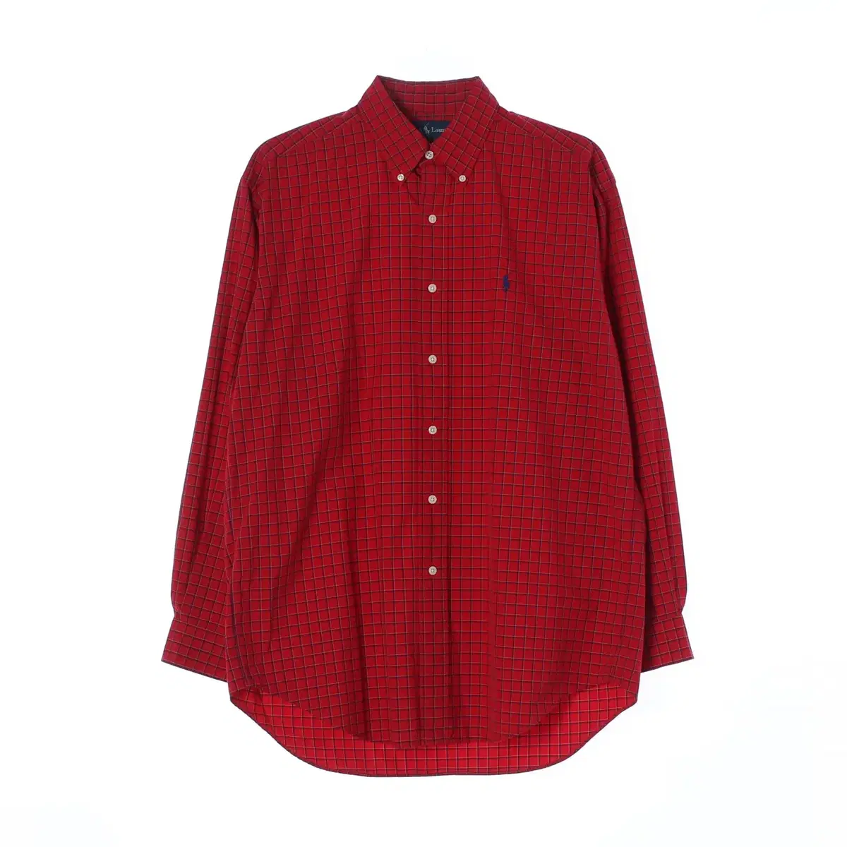 (Genuine)[L]Polo Ralph Lauren Red Blake Two-Ply Cotton Shirt