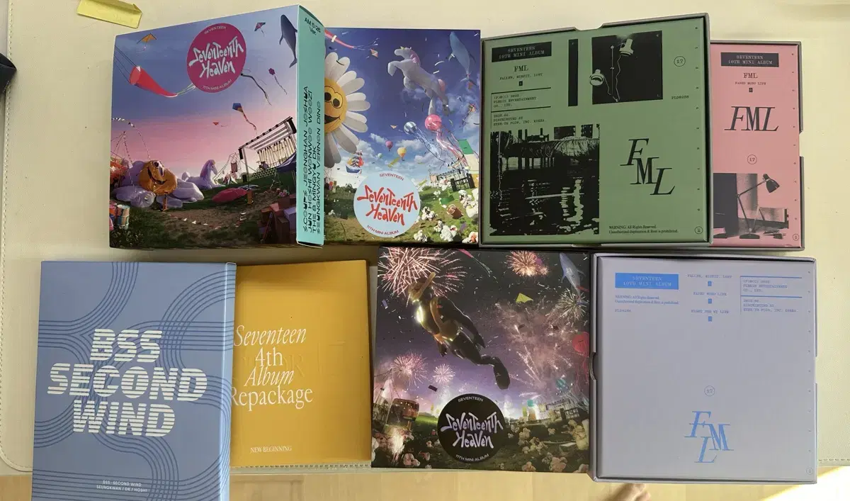 Seventeen album bulk sell (with some photocards)