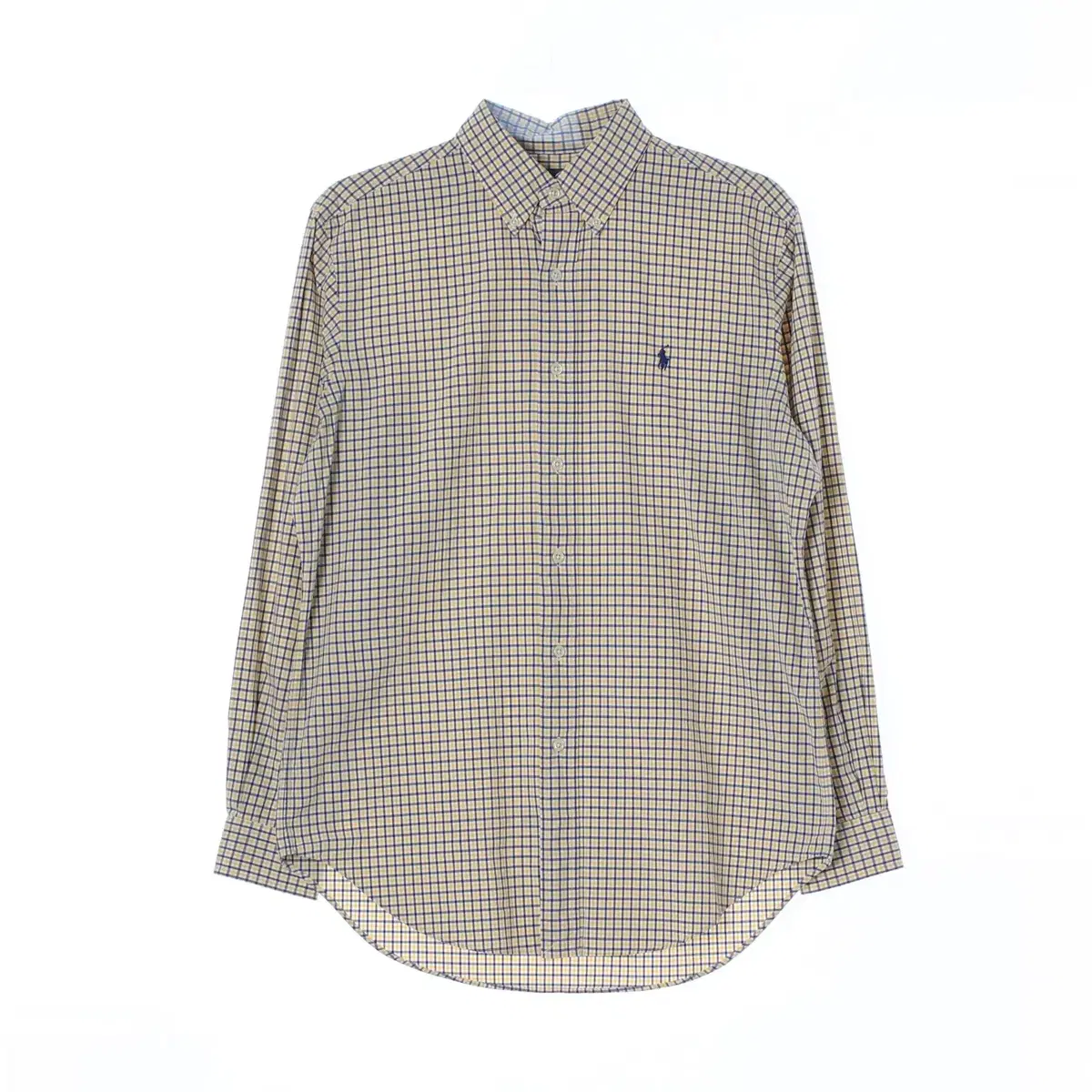 (Genuine)[M]Polo Ralph Lauren Yel bloo Check Classic Fit Shirt