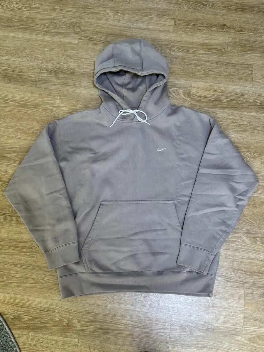 [L]Nike NRG Solo Swoosh Hoodie Malt