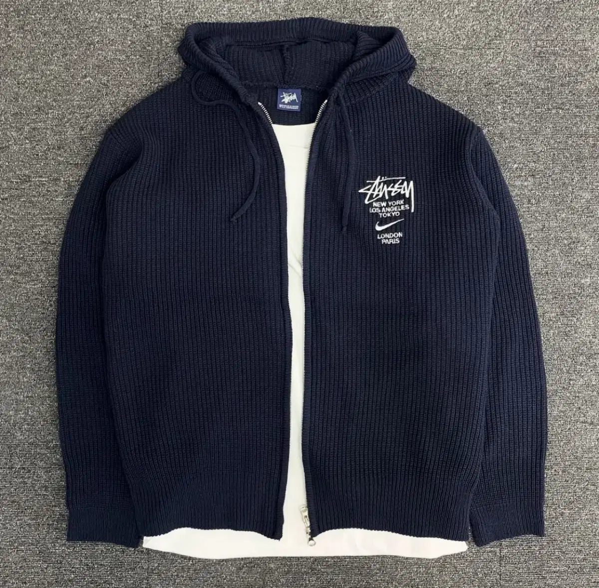 Stussy Knit Hooded Zip-Up