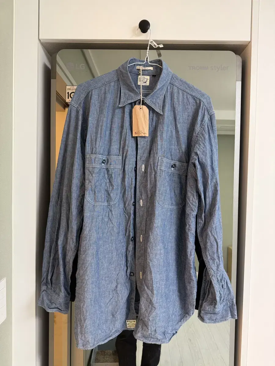 Oarslow Chambray Shirt Vintage Fit 3