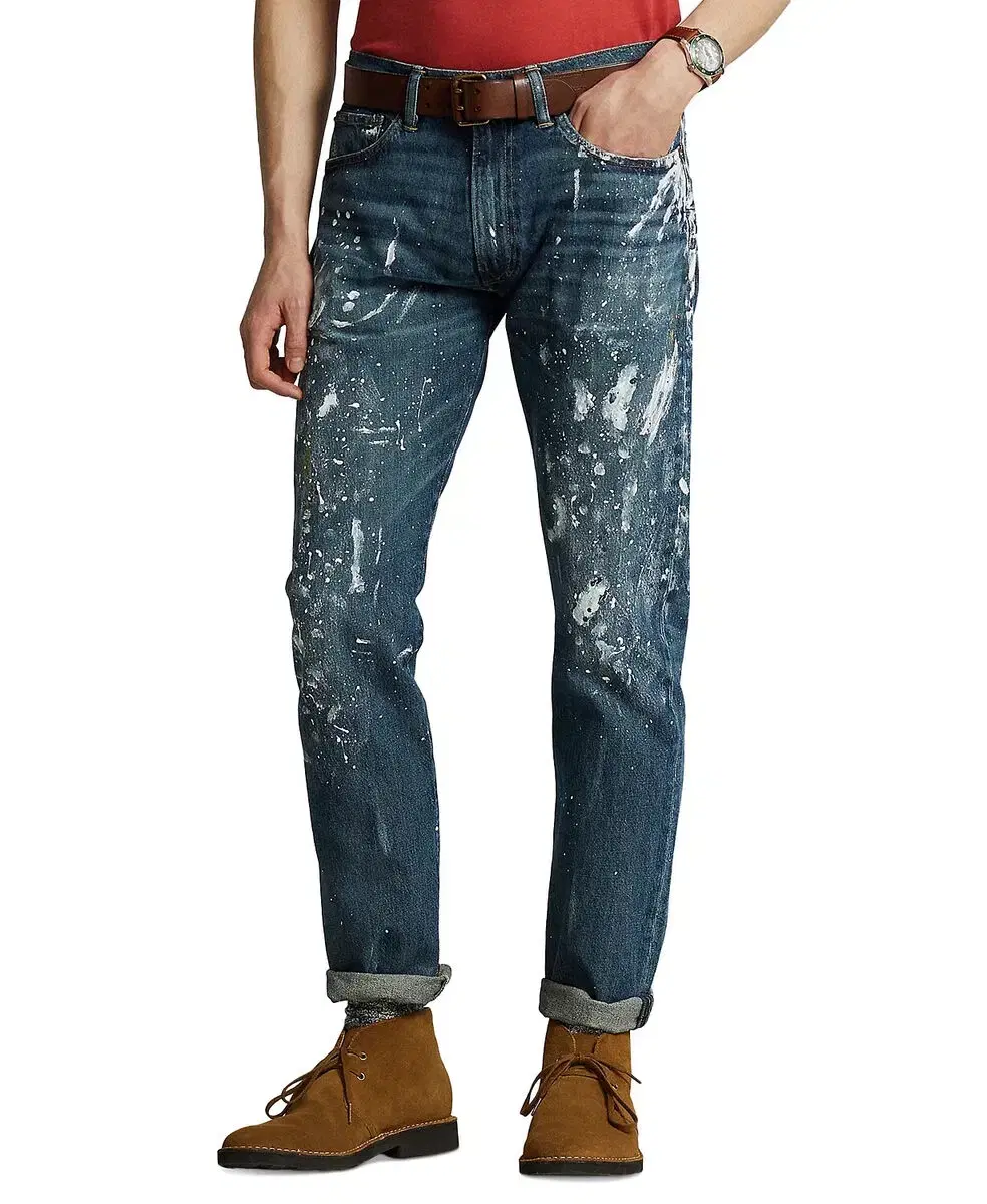 Polo Ralph Lauren Painted Splatter Classic Fit Denim