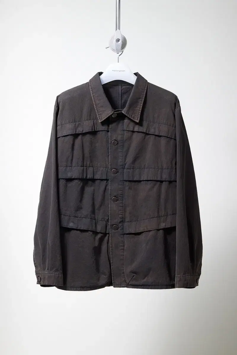 New Hatching Room 6P Work Jacket Washed Black